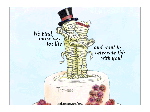 We are binding ourselves for life and want to celebrate this with you!