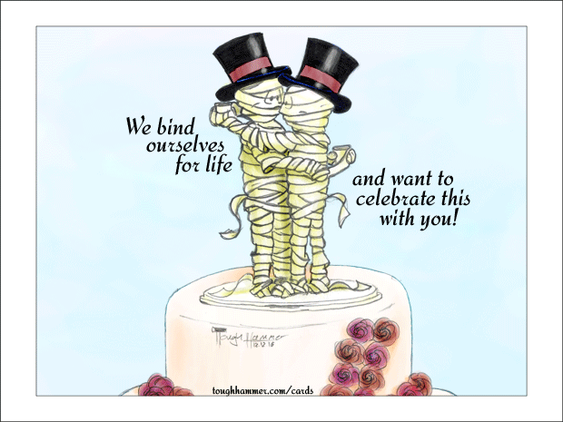 We are binding ourselves for life and want to celebrate this with you!