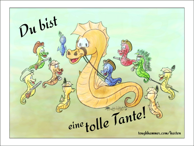 Du bist eine tolle Tante!